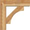 Ekena Millwork Westlake Block Rough Sawn Bracket w/ Offset Brace, Western Red Cedar, 8"W x 30"D x 30"H BKT0806X30X30WTL05RWR - alternate 2